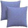 Sofa Cushions 2 Pcs Denim Blue 60 X 60 Cm Fabric