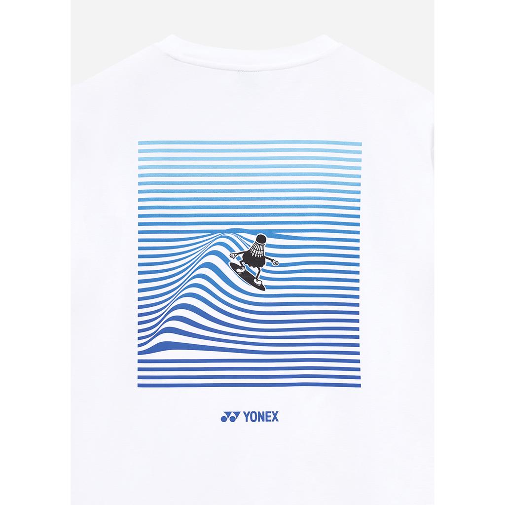 YONEX 251Ts046U White Unisex New Season Mood Short Sleeve T-Shirt