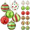 Christmas Tree Balls Ornaments 12 Pieces Ball Decor 2.4 Inches Shatterproof Baubles Ornaments For Home Winter Party Outdoor