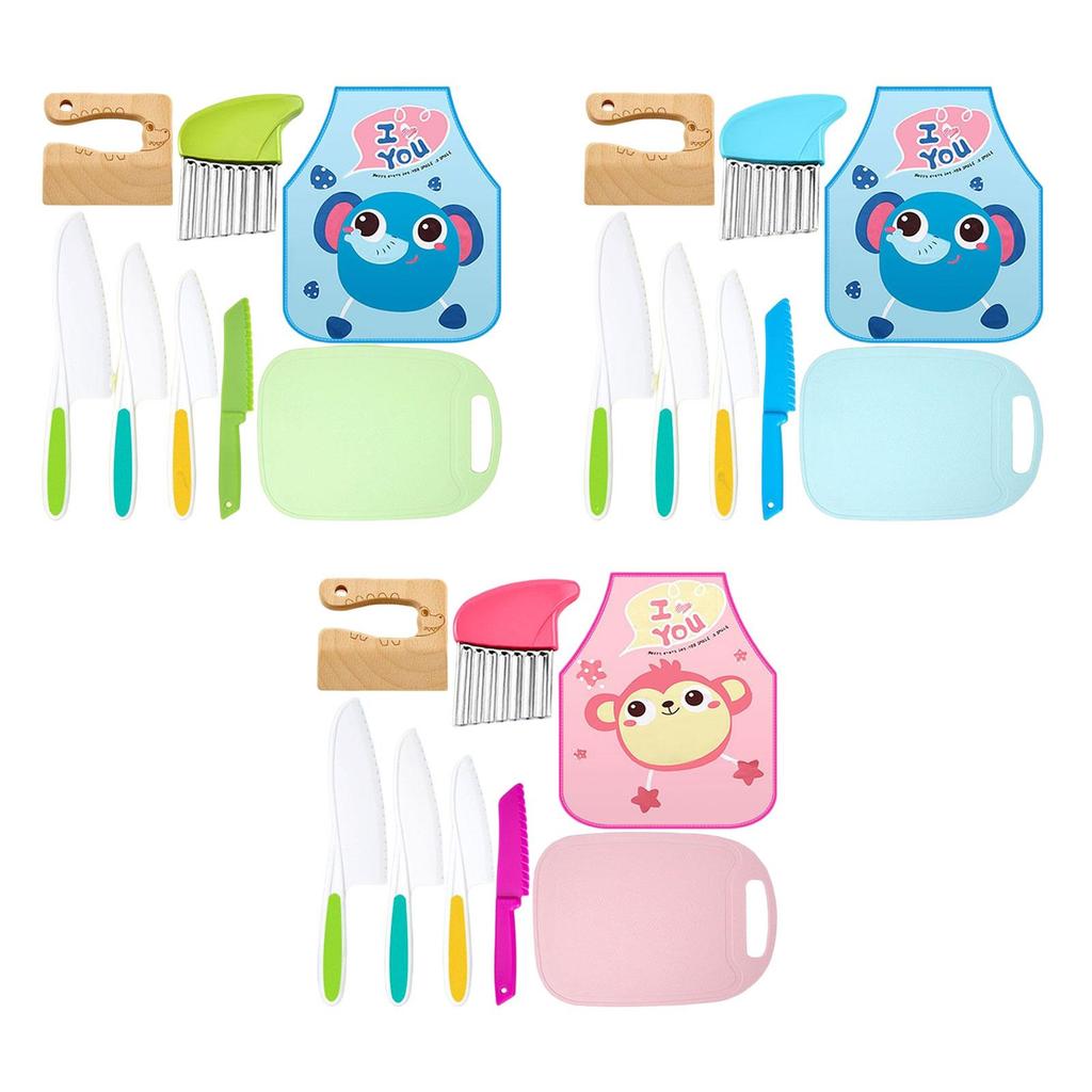 8x Children Kitchen Cookware Playset Learn Skills for Toddler Birthday Gifts