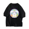Cartoon Cute Bunny Print T-shirt Casual and Versatile Style Meets the Needs of Daily and Outing Wear In Summer