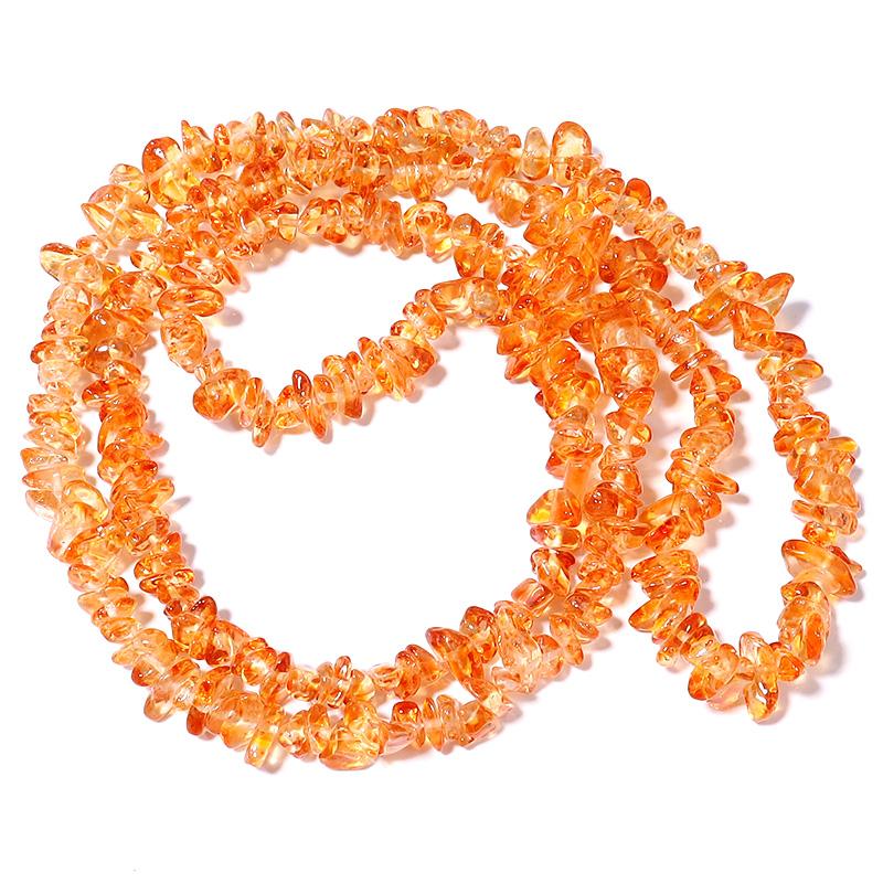 1 Strand Crystal Beads 8X5mm Colorful Irregular Gravel Glass Loose Spacer Beads For Jewelry Making DIY Bracelet Necklace Finding