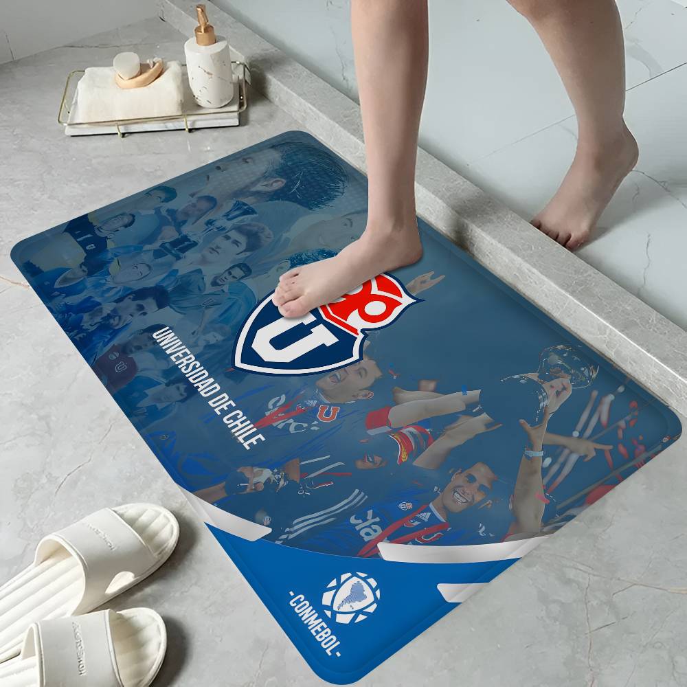 Chile U-University Logo Floor Mat Rectangle Anti-slip Home Soft Badmat Front Door Indoor Outdoor Mat Hotel Decor Mat