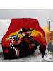 S Red Dead Redemption 2 Printed Blanket Picnic Blankets Warm Blanket Soft And Comfortable Blanket Home Travel Birthday Gift