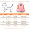 Hundsele Väst Set för små medelstora Hundsele koppel Valp Katt Reflekterande bröstband Chihuahua Yorkies Walking Leash