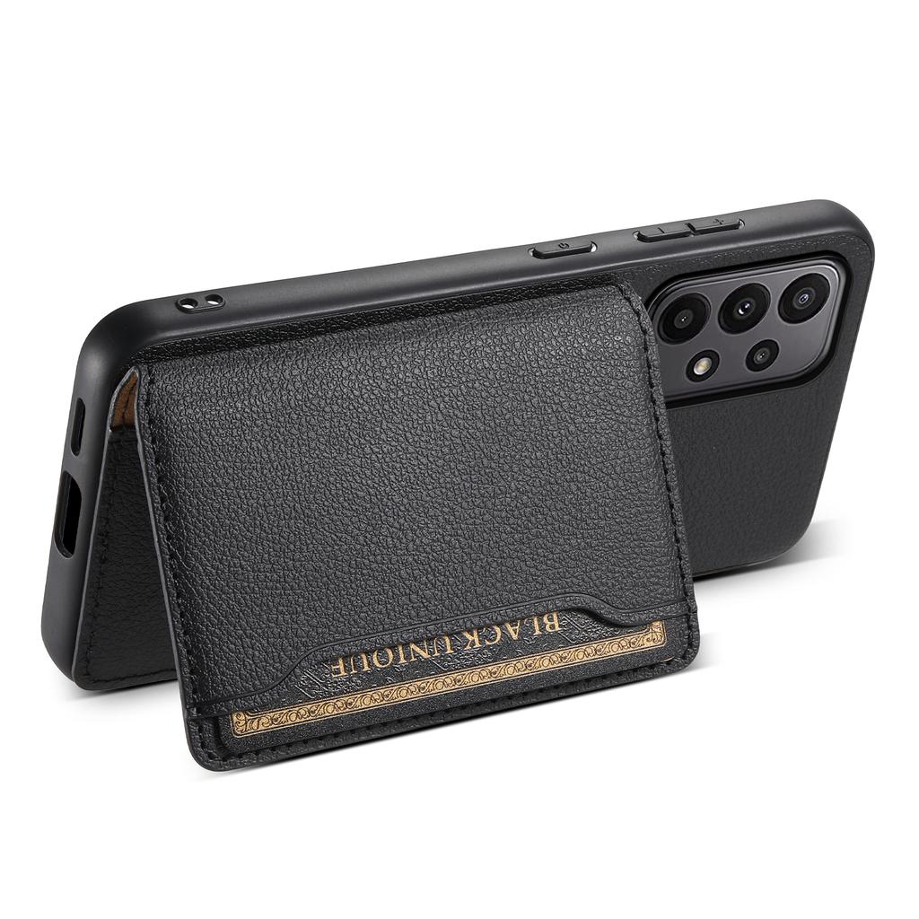 For Samsung Galaxy A23 4G/A23 5G (Global Version) Case Calf Texture Kickstand Smart Phone Cover