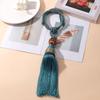 Gold Thread Tassel Tieback with Mesh Ball - Decorative Curtain Tie Ropes and Accessories
