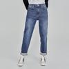 Lee411 Women's High-Waist Straight Leg Jeans