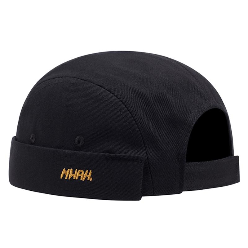 

Simple Solid Color New Boundless Hat Mwah Embroidered Fashion Street Hip Hop Hat Daily Leisure Decoration Guapi Hat Unisex