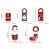 Christmas Door Wall Hanging Decoration Ornament Plaque Merry Christmas Hanging Sign Decoration Christmas Tree Pendant