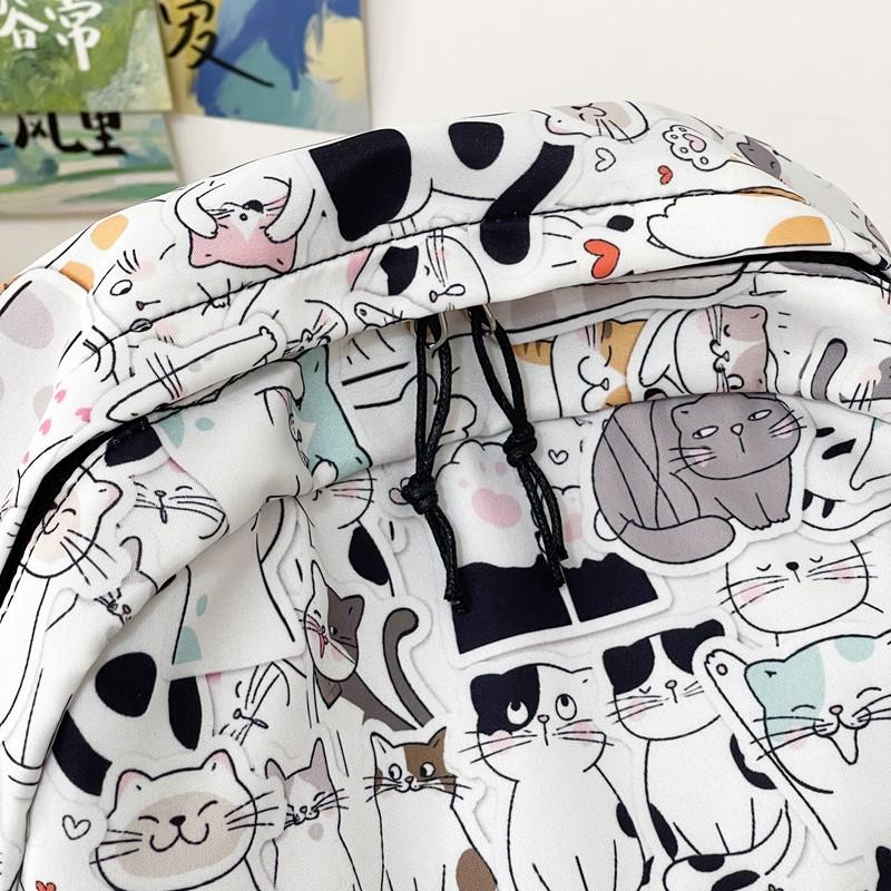 Damski Plecak Graffiti Plecak Szkolny dla Ucznia Męski Plecak z Nadrukiem