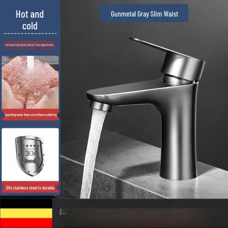 Zhu Chuang Jing Pin Single-Hole Stainless Steel Faucet