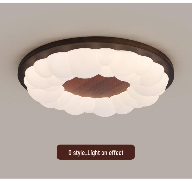 Mid-Century Chinese Aesthetic Ceiling Light for Hallway, Foyer, Corridor, Balcony & Bedroom