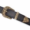 Women'S Belt Vintage Carved Needle Buckle Punk Hip Hop Rock Style Jeans Belt Y2K PU Leather Waist Belts