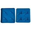 2Pcs Shark Silicone Ice Mold Novelty Cocktail Ice Cube Tray for Whiskey Juice Easy-Release BPA Free Ice Maker Bars Party Supplies