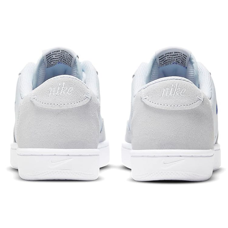 Nike Court Vintage Premium Cushioning Slip-Resistant Durable Low-Top Sneakers Women Sneakers Light-Blue Gray CW1067-005
