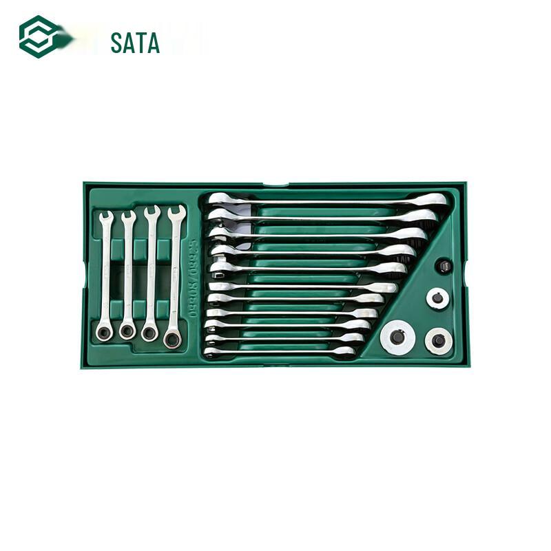 SATA 09908 19-Piece Reversible Quick Wrench Set