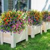 Realistic Artificial Eucalyptuses Leaves Ground Stakes For Outdoor Garden Decoration With Weather Resistant Plastic And Soft Rubber