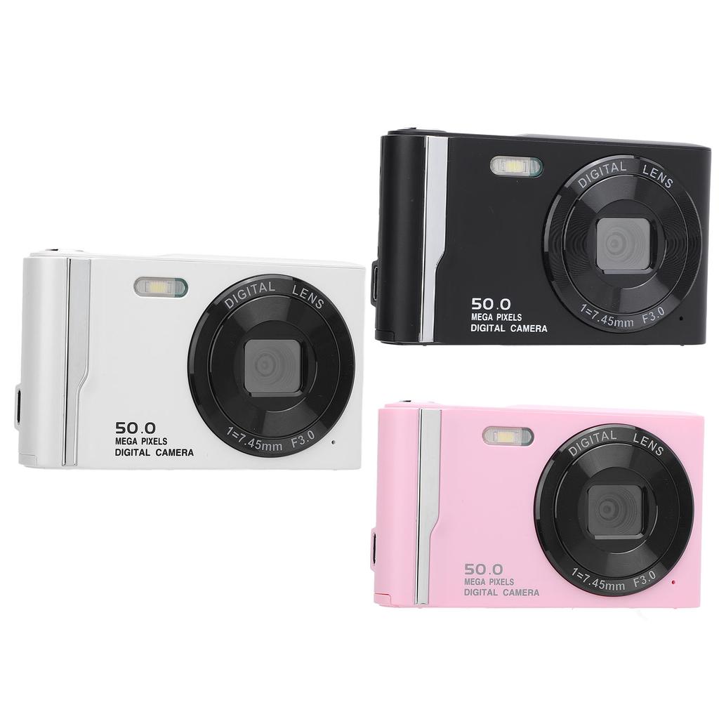 4K 50MP Digital Camera HD 16x Digital Zoom 2.8 Inch LCD Screen Anti Shake Autofocus Retro Compact Sm
