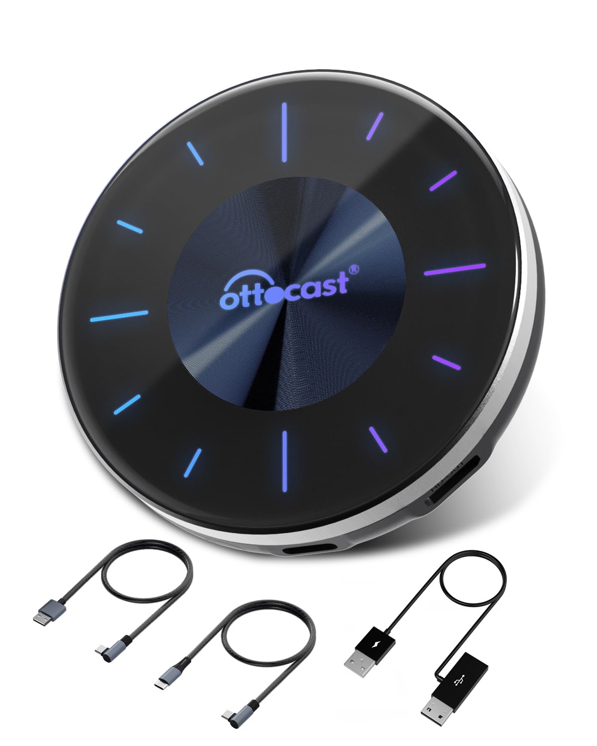 

Ottocast OttoAibox P3 Ottocast Official New CarPlay AI Box Android12 HDMI Output Watch YouTube Netflix ABEMA on Car Navigation AndroidAuto CarPlay