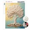 DIY Framed Pearl Painting Kit Golden Tree of Life 3D Sparkling Bead Canvas Creative Home Wall Decor Art Craft Gift for Elegant Interior Design