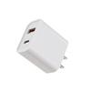 20W Dual Port PD Charger: Fast USB-C & USB-A Compatible with Apple Devices