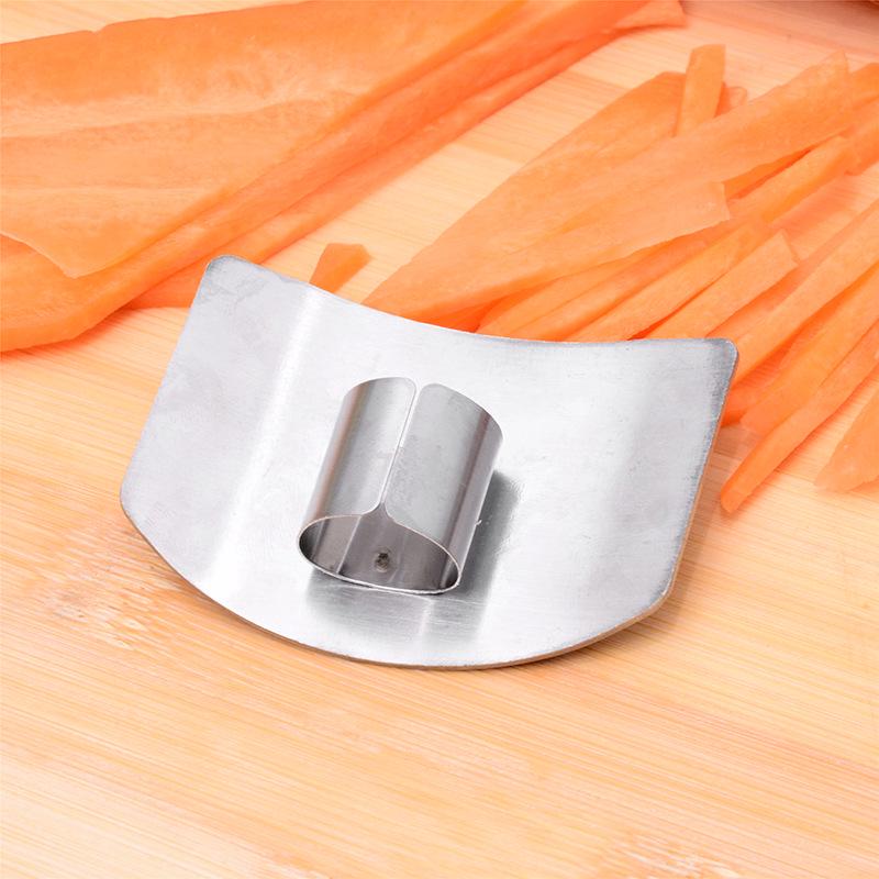 Kitchen Utensils Stainless Steel Hand Guard Multi-functional Vegetable Cutting Finger Guard Finger Guard Anti-cutting Protector Kitchen Gadgets