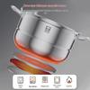 Kobach Stainless Steel 3-Layer Steamer Pot