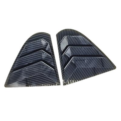 Mitsubishi Lancer EX X Evo 2008-2018 için Araba Arka Çeyrek Pencere Yan Havalandırma Panjur Deklanşör Karbon Fiber ayar kapağı