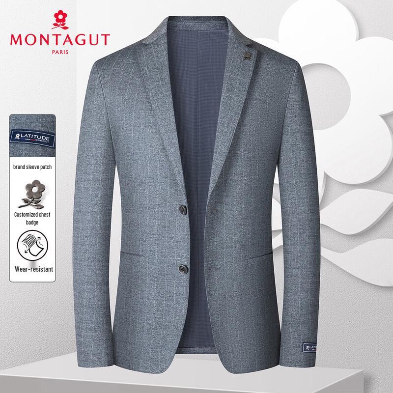 Мужской клетчатый пиджак MONTAGUT в стиле business casual 54