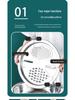Stainless Steel 3-Piece Vegetable Cutter & Grater Set with Multifunctional Wash and Drain Basin
