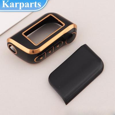 Russian A93 Remote Two-way Alarm TPU Car Key Bag Control Protective Case for Cars Interior Accessories