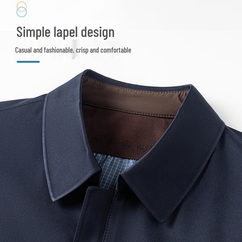 MONTAGUT Men's Autumn/Winter Silk Blend Business Casual Jacket