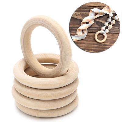 Unpainted Wood Ring Circles 50 mm 50 Pcs//Lot Natural Wooden Craft Rings Wooden Craft Loop Rings for Handmade Craft DIY Pendant Connectors Jewelry Key Ring Making