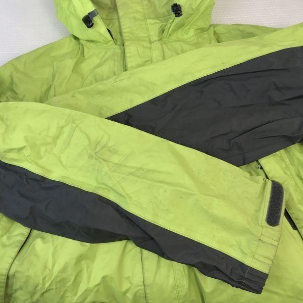 HELLY HANSEN Nylon Windbreaker Jacket & Pants Set Green × Gray Men’s L(USED)