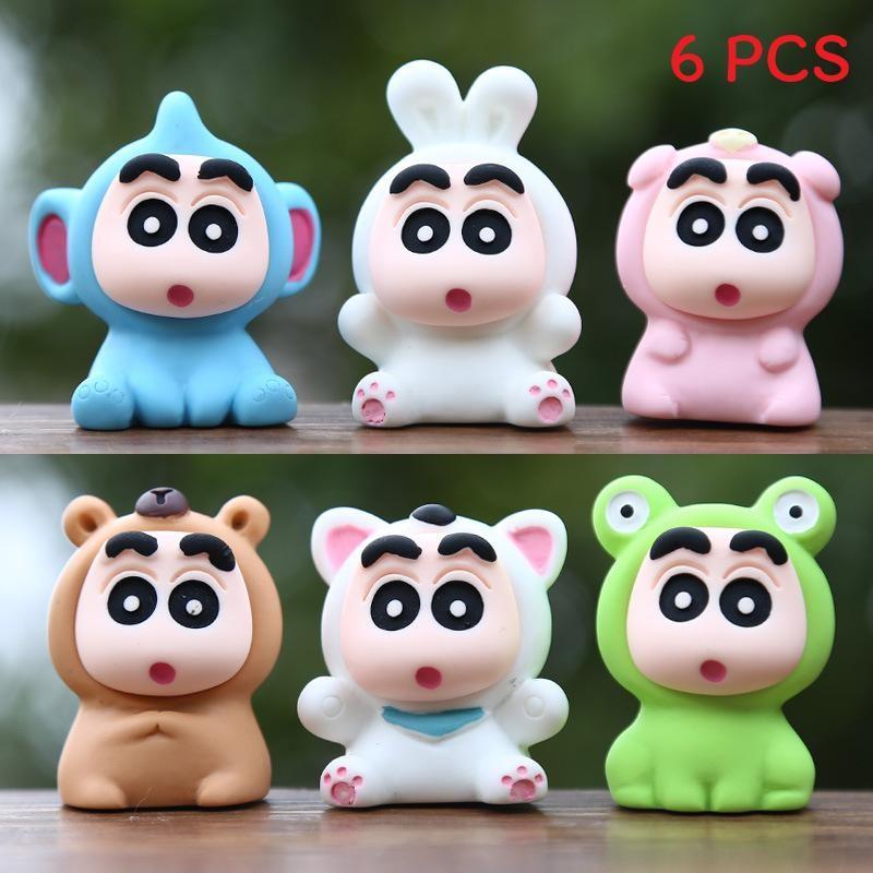 Anime Shin Crayon Chan Action Figure Model Cartoon Doll Decorations Desktop