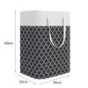 Foldable Cotton Linen Laundry Toy Storage Basket - Waterproof, Large Capacity