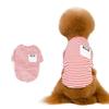 Pet Dog T-Shirt Striped Plaid Casual Winter Outfit Small Medium Large Breeds
