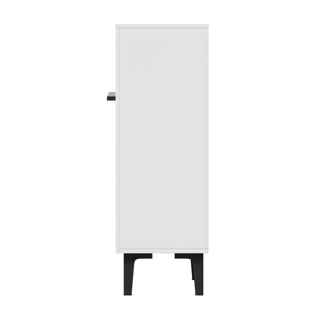 Modern Shoe Cabinet with Double Doors, Large Storage Space and Adjustable Shelves, Space-Saving Design 95x60x34.5 cm
