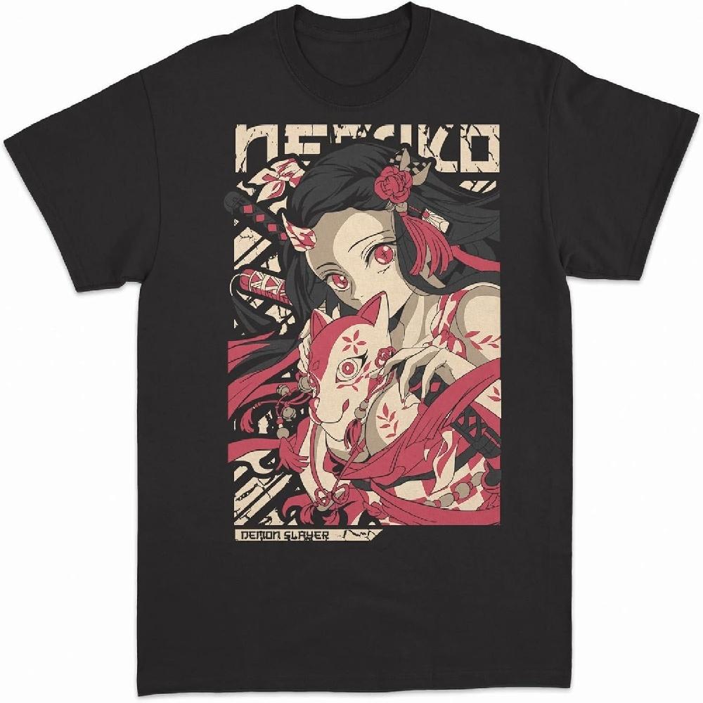 

Japanese Anime Slayer Demon Manga T Shirt Men Women Costume Adult XXXXXL чорний