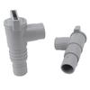 Pool-Absperrventil PVC Einfache Installation Pool-Plungerventile Ersatz für 32-mm-Schlauch angeschlossen