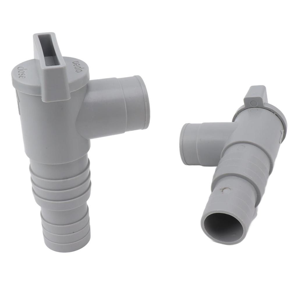 Pool-Absperrventil PVC Einfache Installation Pool-Plungerventile Ersatz für 32-mm-Schlauch angeschlossen