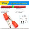 European Tubular Wire Connectors: VE0508, 7508, 1008, 1508, 2508 Pin Terminals