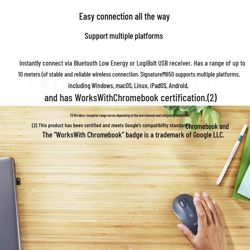 Logitech MK650 Wireless Bluetooth Keyboard and Mouse Combo