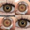 Eyeshare 1Pair NEW Color Contact Lenses High Quality Brown Eye Makeup Contact Fashion Blue Eyes Lenses Gray Contacts 6 Months