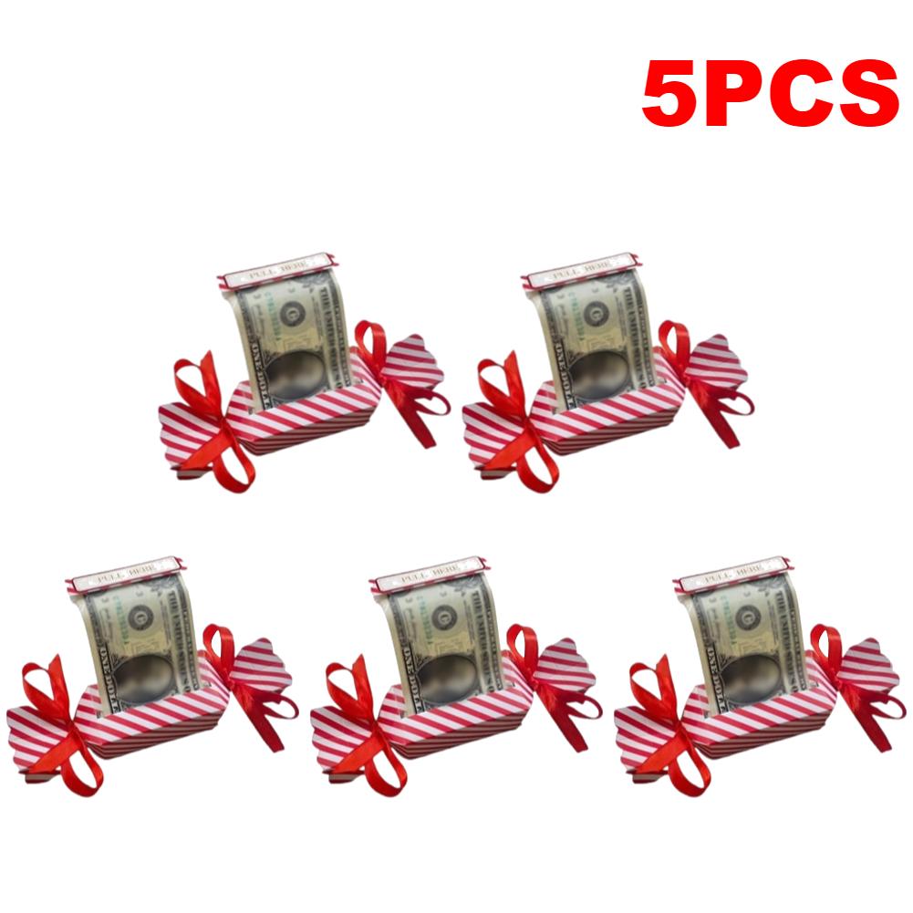 Christmas Surprise Money Pull Out Pouch DIY Cash Gift Pull Pouch Xmas Party Gifts Money Box Birthday Money Box For Cash Gift