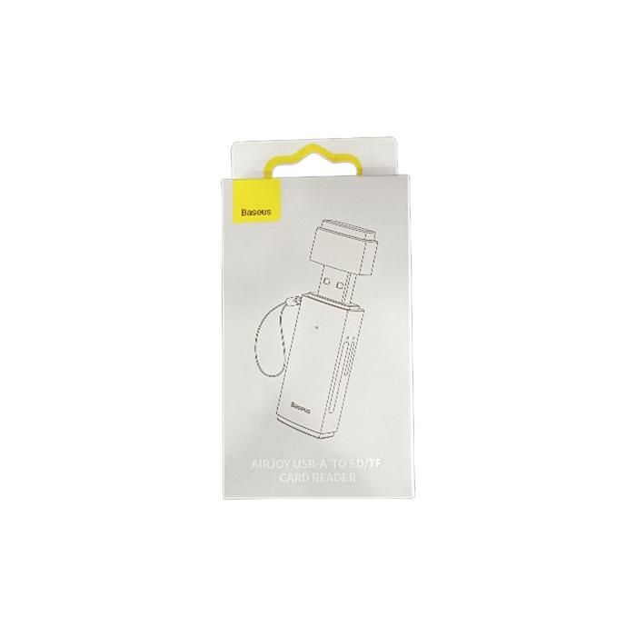 LECTEUR DE CARTES - BASEUS - AIRJOY - USB-A - SD/TF - Gris