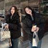 Bread clothes down cotton-padded clothes women's new fashion college small hooded winter thickened cotton-padded jacket