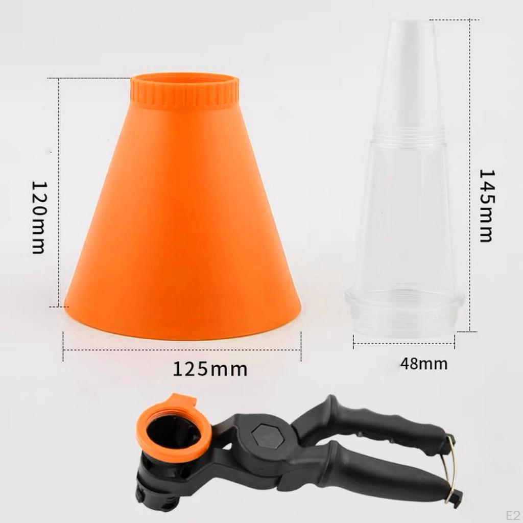 Car Oil Funnel Self Tightening Hands Free Professional Adjustable for Workshop Use Versatile Quick