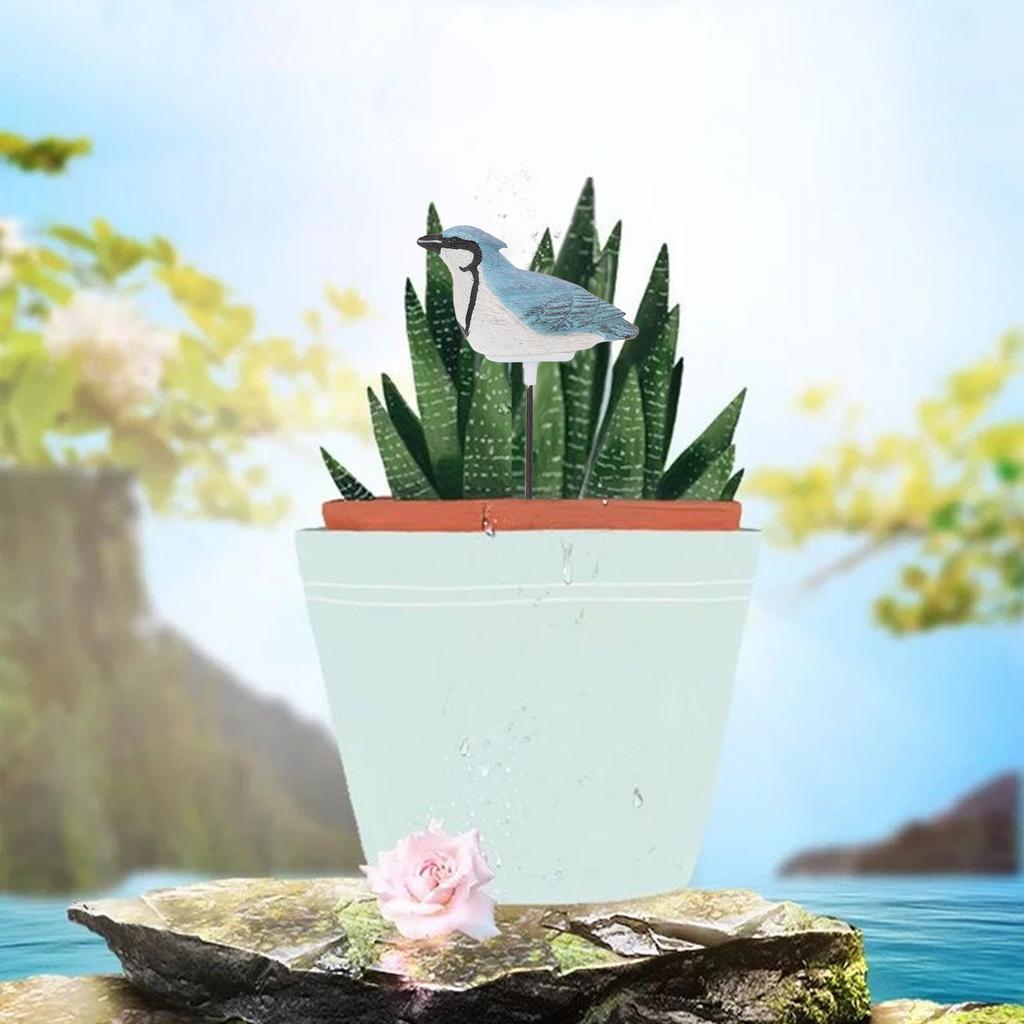 Soil Moisture Alarm Meter Resin Bird Soil Moisture for Indoor Bonsai Garden Farm Watering Reminder